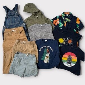 Gap Kids Bundle Boys size 4T (10 pieces) Pants, Coveralls, Shorts, T-Shirt